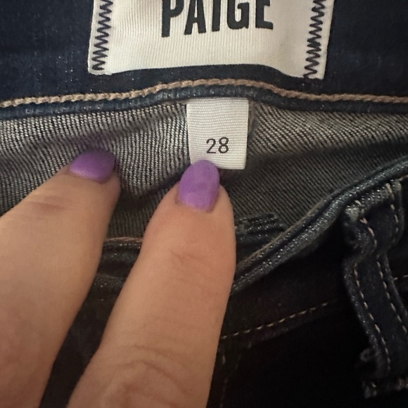 PAIGE Skyline Skinny Jeans Size 28 - Picture 7 of 9